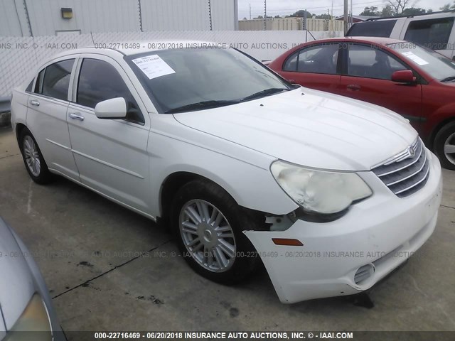 1C3LC56RX7N504662 - 2007 CHRYSLER SEBRING TOURING WHITE photo 1