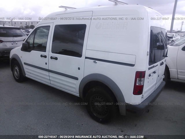 NM0LS6AN5CT114581 - 2012 FORD TRANSIT CONNECT XL WHITE photo 3