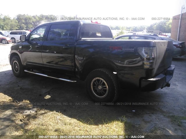 5TFDY5F16CX224246 - 2012 TOYOTA TUNDRA CREWMAX SR5 BLACK photo 3