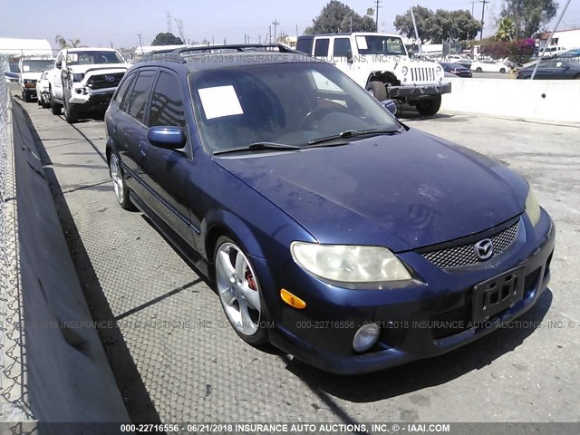 JM1BJ246421495607 - 2002 MAZDA PROTEGE PR5 深蓝色 照片 1
