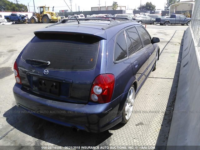 JM1BJ246421495607 - 2002 MAZDA PROTEGE PR5 深蓝色 照片 4