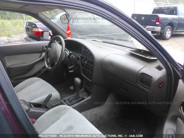 4T1BG12K2TU788829 - 1996 TOYOTA CAMRY DX/LE/XLE BURGUNDY photo 5