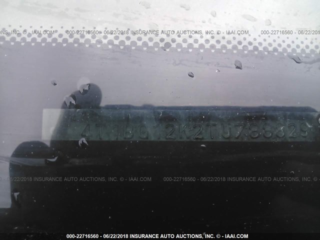 4T1BG12K2TU788829 - 1996 TOYOTA CAMRY DX/LE/XLE BURGUNDY photo 9