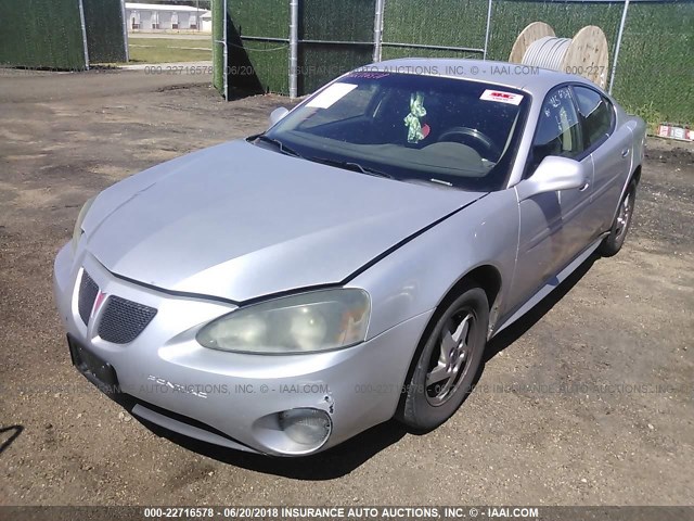 2G2WS522X41147067 - 2004 PONTIAC GRAND PRIX GT2 ვერცხლისფერი ფოტო 2