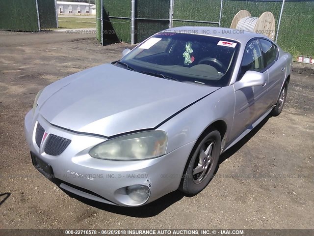 2G2WS522X41147067 - 2004 PONTIAC GRAND PRIX GT2 SILVER photo 2