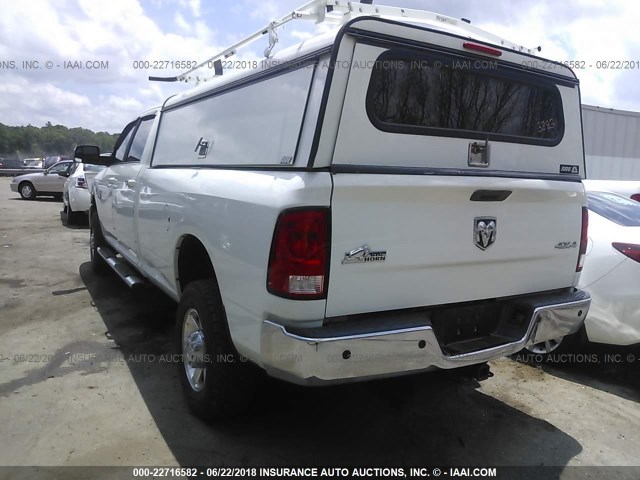 3C6UD5JL0CG138012 - 2012 DODGE RAM 2500 SLT WHITE photo 3