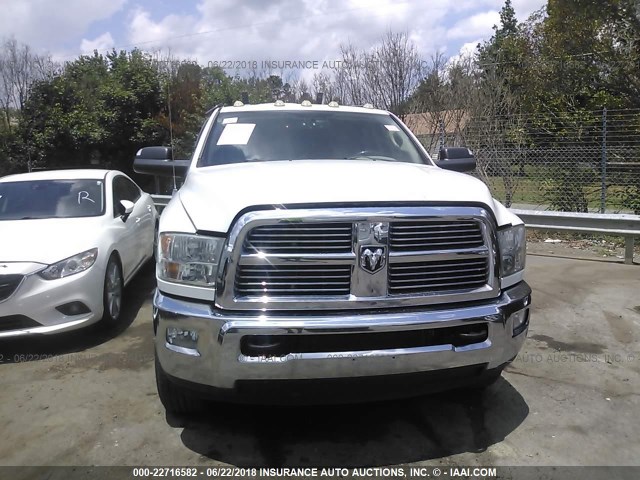 3C6UD5JL0CG138012 - 2012 DODGE RAM 2500 SLT WHITE photo 6