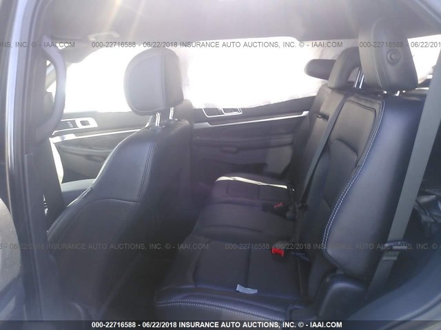 1FM5K7FH6HGE42009 - 2017 FORD EXPLORER LIMITED 灰色 照片 8
