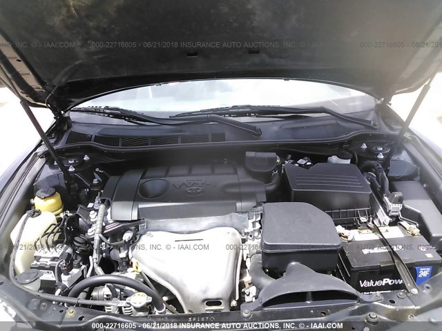 4T1BF3EK3BU183551 - 2011 TOYOTA CAMRY SE/LE/XLE შავი ფოტო 10
