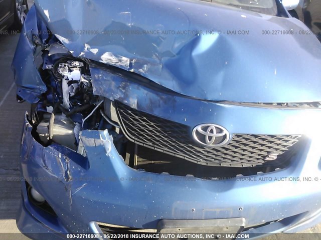 1NXBU40E69Z050127 - 2009 TOYOTA COROLLA S/LE/XLE 蓝色 照片 6