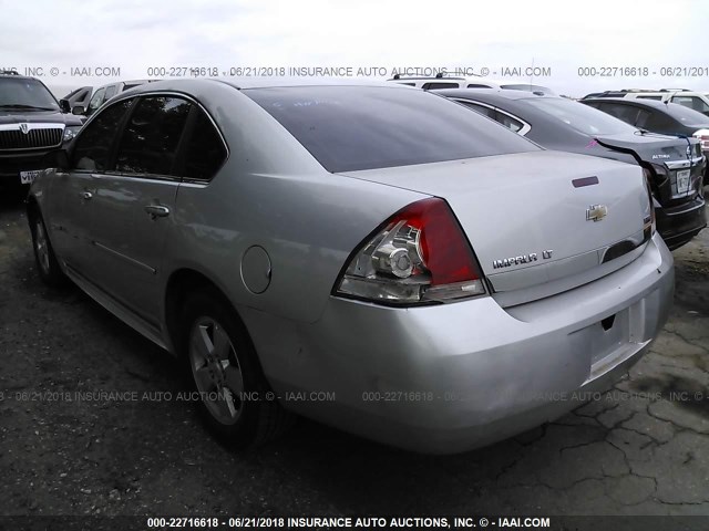 2G1WG5EK2B1244973 - 2011 CHEVROLET IMPALA LT SILVER photo 3