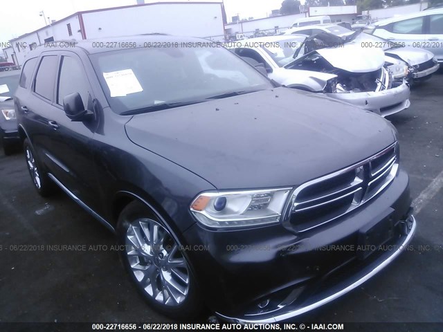 1C4RDHDG7GC484145 - 2016 DODGE DURANGO LIMITED GRAY photo 1