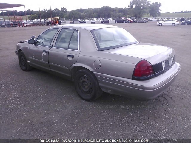 2FAFP71VX8X106984 - 2008 FORD CROWN VICTORIA POLICE INTERCEPTOR TAN photo 3