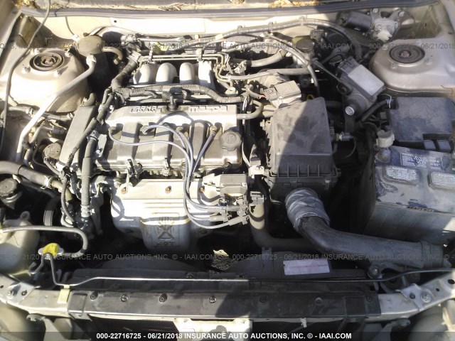 1YVGF22C0W5760757 - 1998 MAZDA 626 DX/LX TAN photo 10