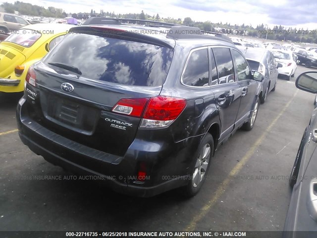 4S4BRBKC3A3358772 - 2010 SUBARU OUTBACK 2.5I LIMITED Dark Blue photo 4