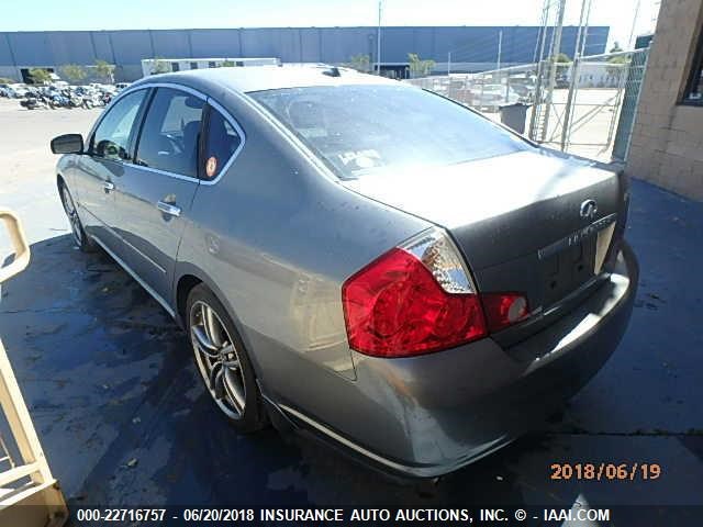 JNKBY01E86M206887 - 2006 INFINITI M45 SPORT SILVER photo 3