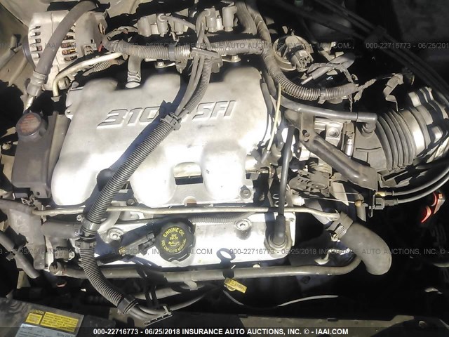 1G1NE52J816109324 - 2001 CHEVROLET MALIBU LS 灰色 照片 10