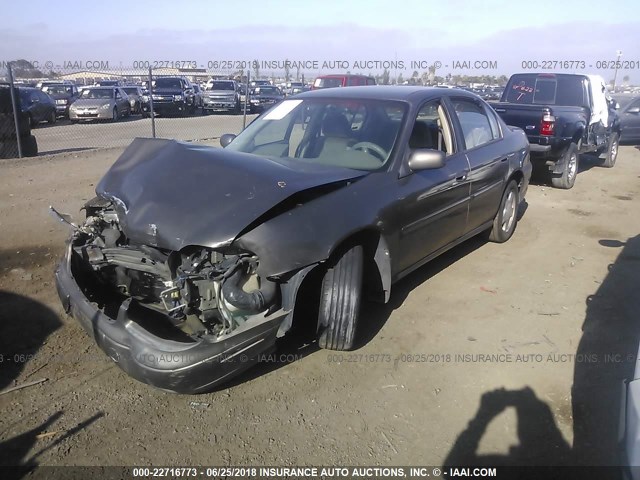 1G1NE52J816109324 - 2001 CHEVROLET MALIBU LS 灰色 照片 2
