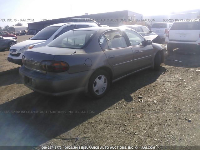 1G1NE52J816109324 - 2001 CHEVROLET MALIBU LS 灰色 照片 4