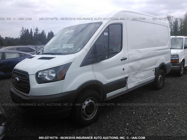 1FTYR1CM2HKB13574 - 2017 FORD TRANSIT T-250 WHITE photo 2