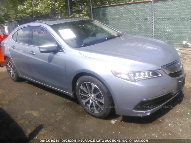 19UUB1F55GA007682 - 2016 ACURA TLX TECH SILVER photo 1