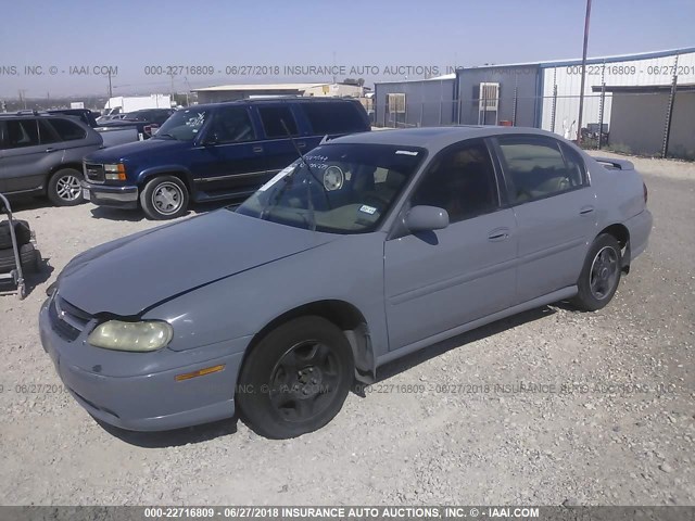 1G1NE52J9Y6323541 - 2000 CHEVROLET MALIBU LS GRAY photo 2