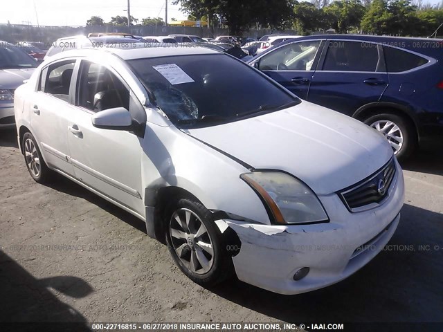 3N1AB6AP5CL623914 - 2012 NISSAN SENTRA 2.0/2.0S/SR/2.0SL WHITE photo 6