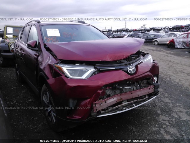 2T3RFREV2JW711548 - 2018 TOYOTA RAV4 ADVENTURE/XLE 红色 照片 1