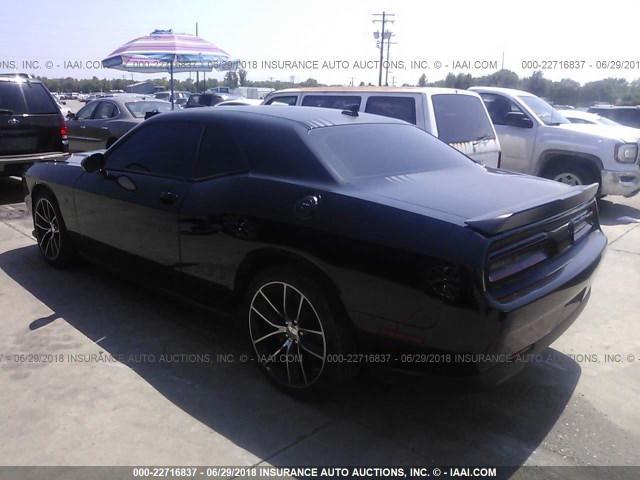 2C3CDZFJ3GH279945 - 2016 DODGE CHALLENGER R/T SCAT PACK BLACK photo 3