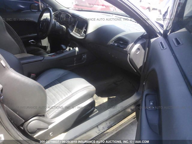 2C3CDZFJ3GH279945 - 2016 DODGE CHALLENGER R/T SCAT PACK BLACK photo 5