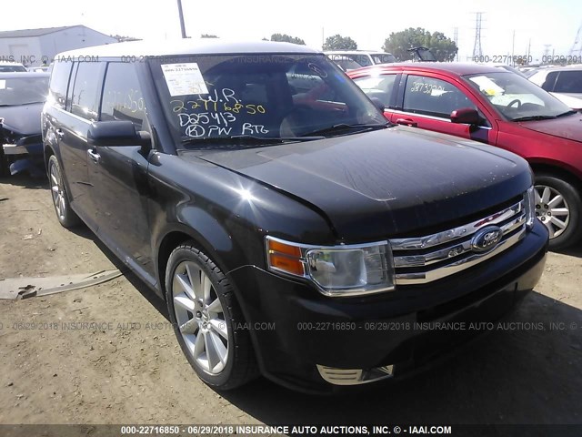 2FMHK6CT0BBD25413 - 2011 FORD FLEX SEL BLACK photo 6