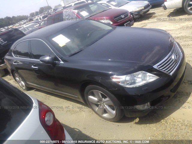 JTHGL5EF3A5039488 - 2010 LEXUS LS 460L BLACK photo 1