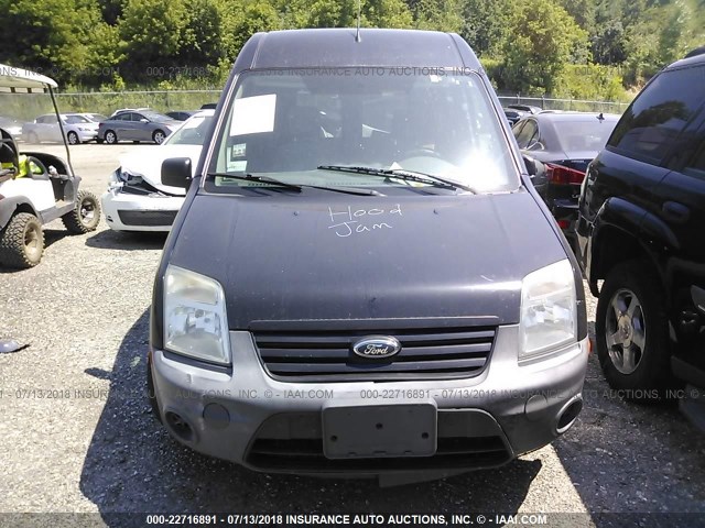 NM0LS6AN8DT129223 - 2013 FORD TRANSIT CONNECT XL BLACK photo 6