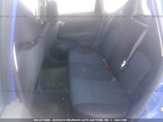 3N1CE2CP2EL367515 - 2014 NISSAN VERSA NOTE S/S PLUS/SV/SL BLUE photo 8