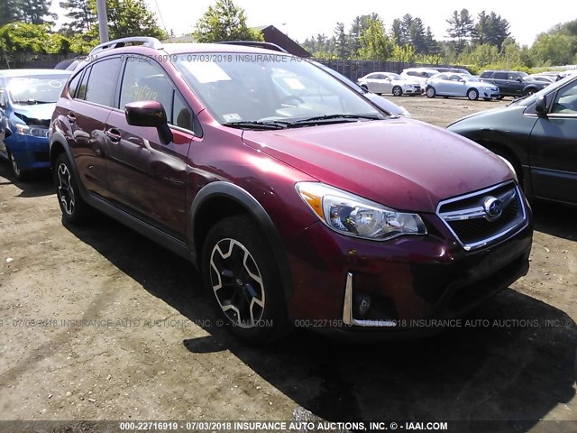 JF2GPADC2G8249319 - 2016 SUBARU CROSSTREK PREMIUM RED photo 1