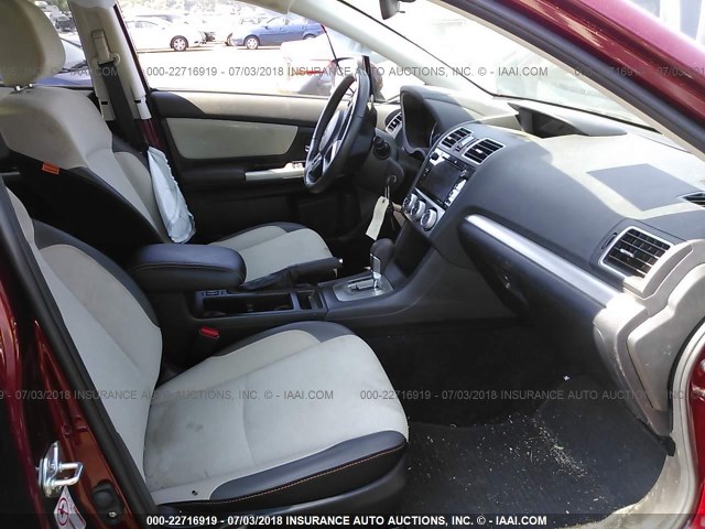 JF2GPADC2G8249319 - 2016 SUBARU CROSSTREK PREMIUM Qırmızı foto 5