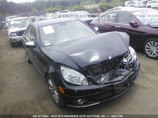 WDDGF81X18F132240 - 2008 MERCEDES-BENZ C 300 4MATIC BLACK photo 1