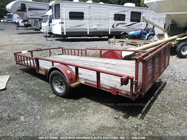 46UFU141081120949 - 2008 DIAMOND C UTILITY TRLR  RED photo 3