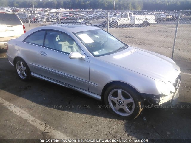 WDBTJ75J14F093200 - 2004 MERCEDES-BENZ CLK 500 SILVER photo 1