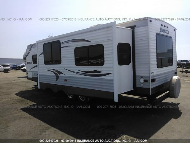 5ZT2AVSB8EB902813 - 2014 AVENGER TRAVEL TRAILER  WHITE photo 3