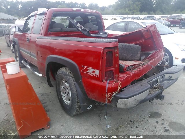 2GCEK19T941371686 - 2004 CHEVROLET SILVERADO K1500 RED photo 3