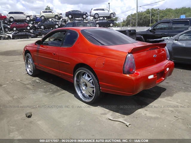 2G1WW12E3Y9372126 - 2000 CHEVROLET MONTE CARLO LS ORANGE photo 3