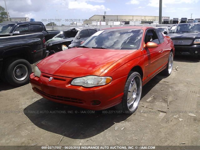 2G1WW12E3Y9372126 - 2000 CHEVROLET MONTE CARLO LS 橙色 照片 6