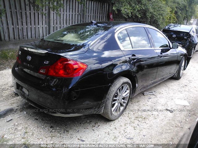 JN1CV6AP0BM501644 - 2011 INFINITI G37 SPORT BLACK photo 4