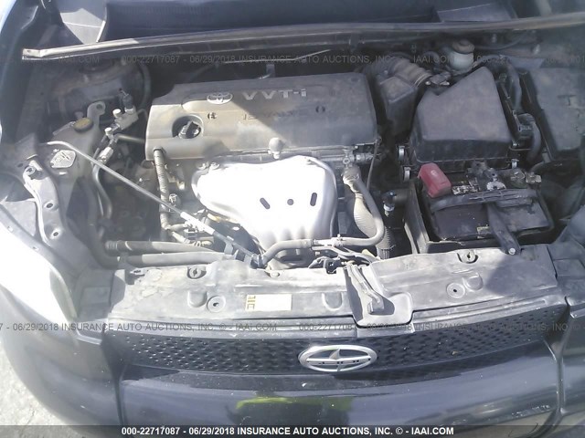 JTLKE50EX91076467 - 2009 TOYOTA SCION XB BLACK photo 10
