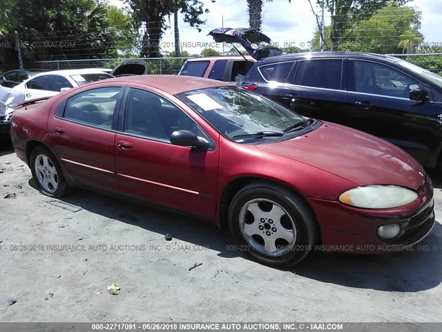 2B3HD56GX2H209044 - 2002 DODGE INTREPID ES RED photo 1