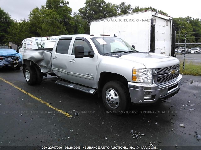 1GC4K1C8XBF148854 - 2011 CHEVROLET SILVERADO K3500 LTZ SILVER photo 1