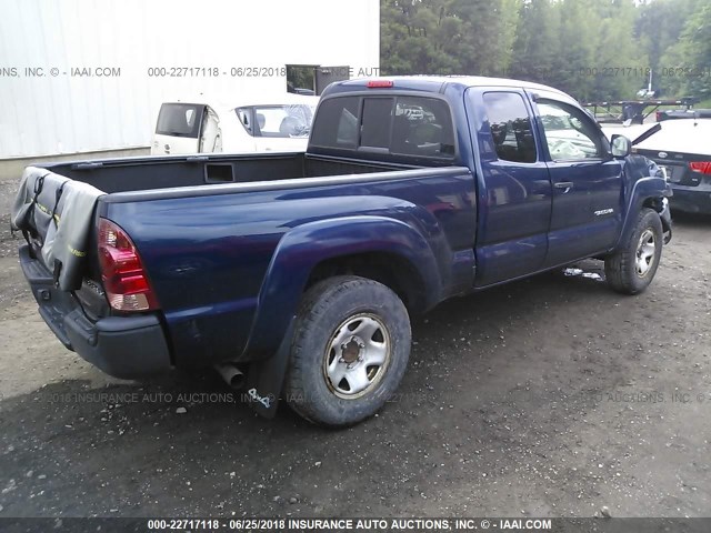5TEUU42N06Z163102 - 2006 TOYOTA TACOMA ACCESS CAB Көк фото 4