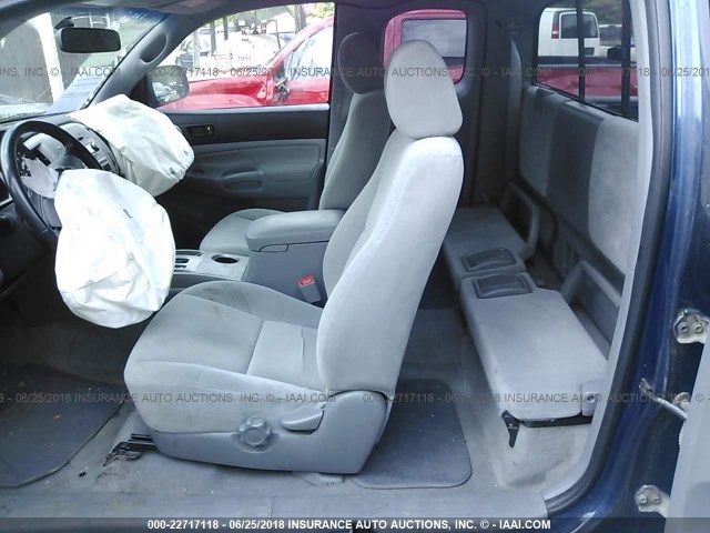 5TEUU42N06Z163102 - 2006 TOYOTA TACOMA ACCESS CAB BLUE photo 8