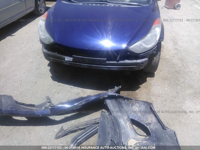 5NPDH4AE4BH011309 - 2011 HYUNDAI ELANTRA GLS/LIMITED BLUE photo 6